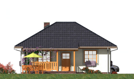 Фасад дома ECD-8659-36 Фасад дома ECD-8659-36